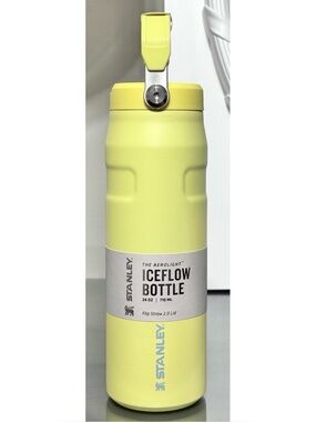 Stanley‎ AeroLight IceFlow Flip Straw 2.0 Water Bottle 24oz, POMELO YELLOW